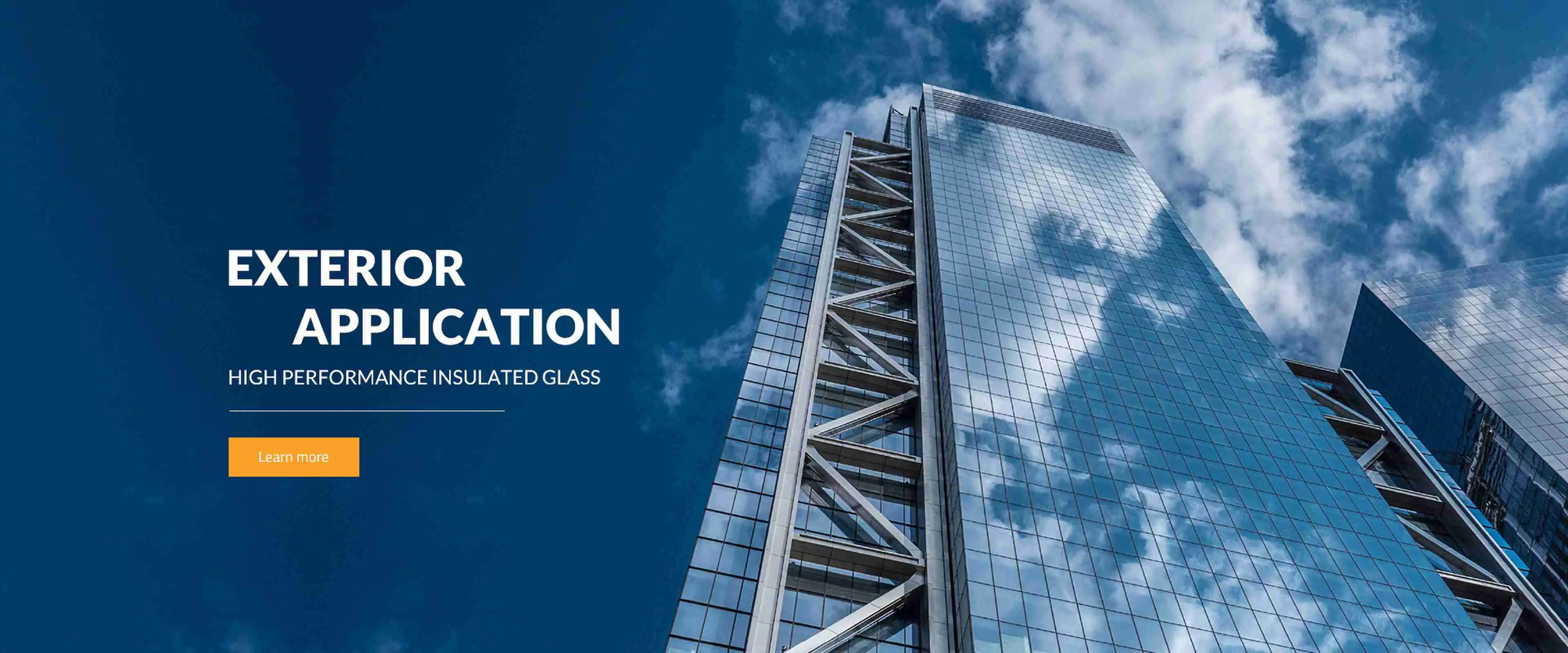 تطبيق خارجي-زجاج معزول عالي الأداء