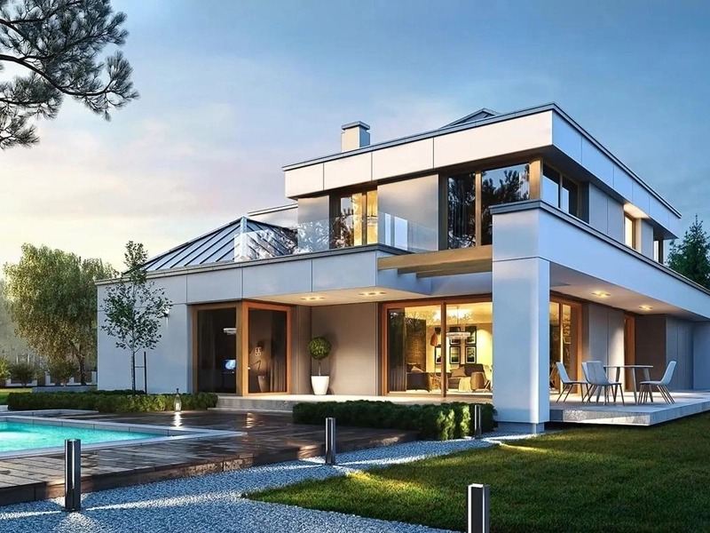 تطبيقات الزجاج المعماري في نوافذ المنزل السلبي